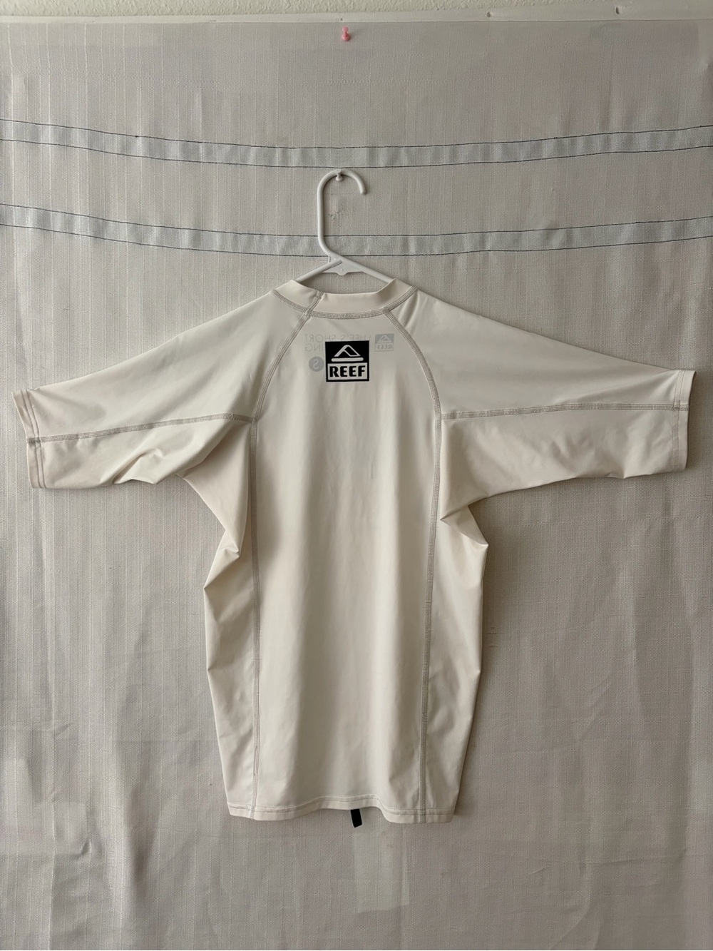 Reef Life’s Short Go Surfing Rash Guard Ivory Youth Size S(A591) - Picture 9 of 9